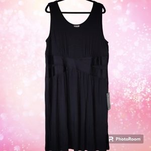 Avenue Black Dress NWT